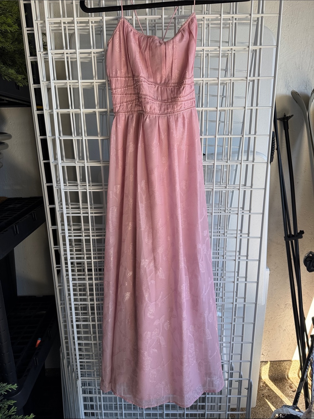 Forever 21 Pink Spaghetti-Strap Midi Dress